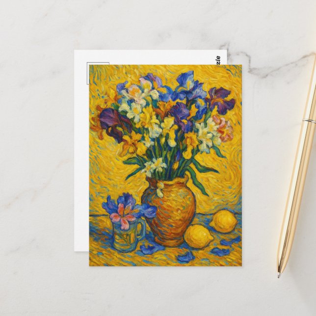 Iris Postcard (Front/Back In Situ)