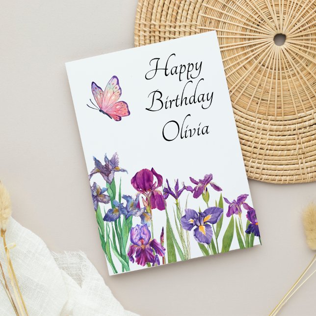 Iris Pumila name birthday card (Creator Uploaded)