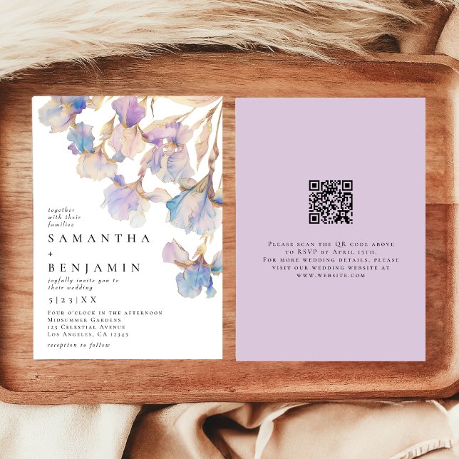 Iris QR Code Wedding Invitation (Creator Uploaded)