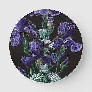 Iris Round Clock