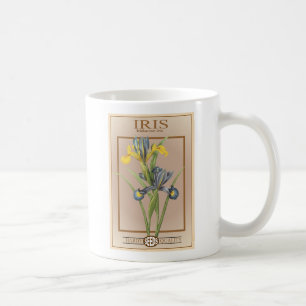 iris seed packet coffee mug