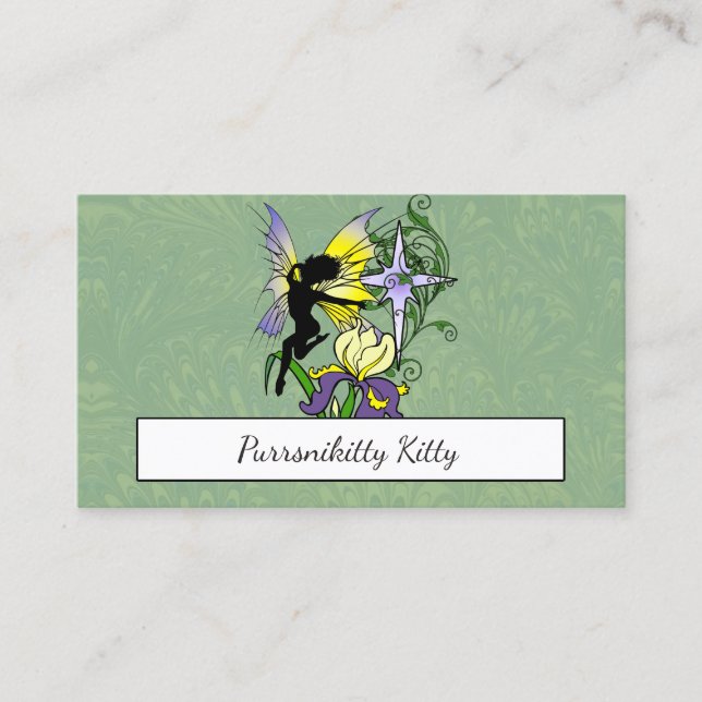 Iris Shadow Fairy Business Card (Front)