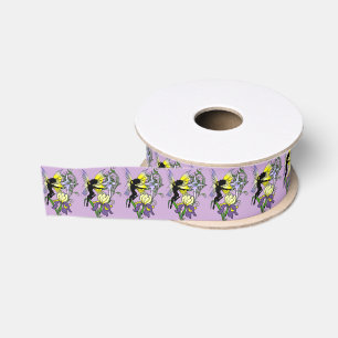 Iris Shadow Fairy Grosgrain Ribbon