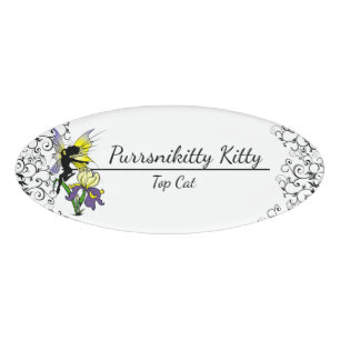 Iris Shadow Fairy Name Tag