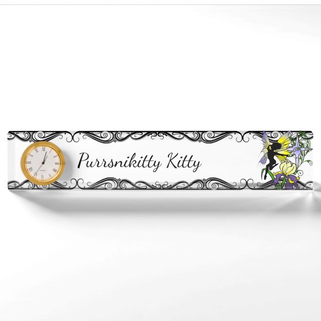 Iris Shadow Fairy Nameplate (Front)