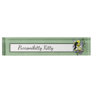 Iris Shadow Fairy Nameplate