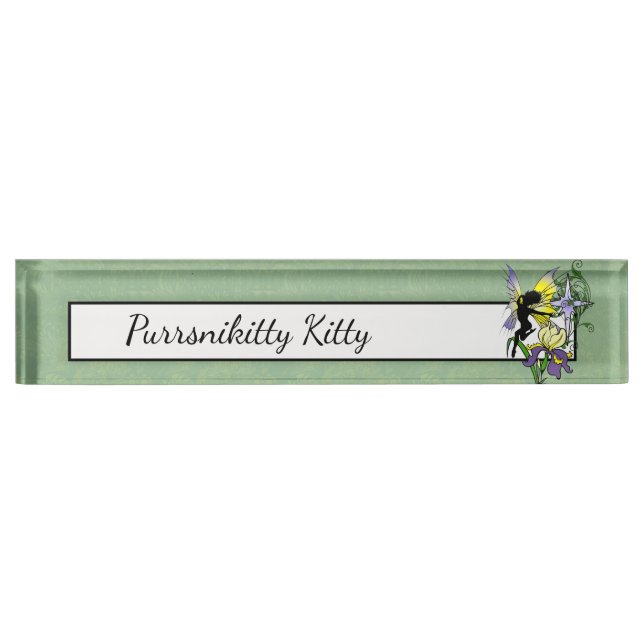 Iris Shadow Fairy Nameplate (Front)