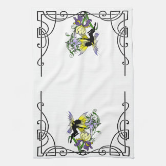 Iris Shadow Fairy Tea Towel
