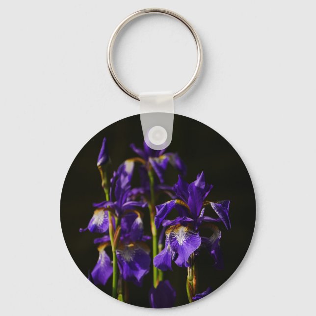Iris Sibirica Keychain (Front)
