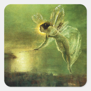 Iris, Spirit of the Night Square Sticker