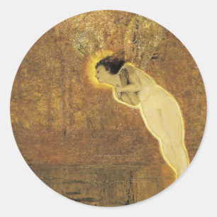 Iris, Spirit of the Rainbow Classic Round Sticker