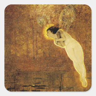 Iris, Spirit of the Rainbow Square Sticker