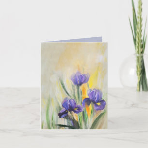 Iris Thank You Card