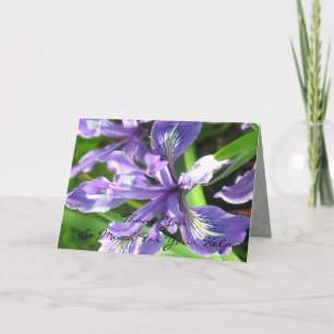 Iris Thank You Notecard