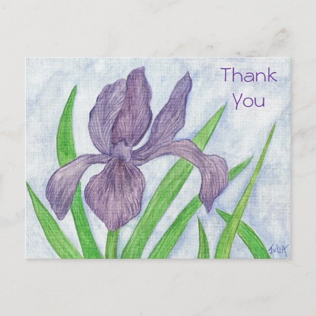Iris Thank You Postcard (Front)