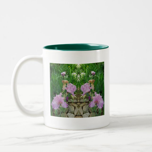 Iris  Two-Tone coffee mug (Left)