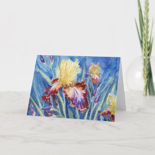 "Iris VII" Blank Notecard