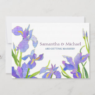 Iris Wedding Save the Date Wedding Invitations