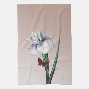 Iris with Butterfly Tea Towel