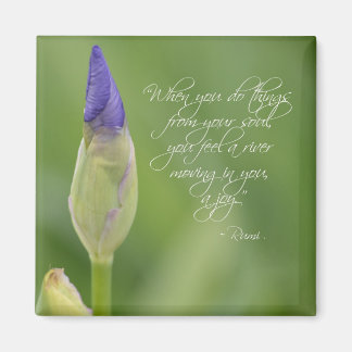 Iris with Quote Magnet