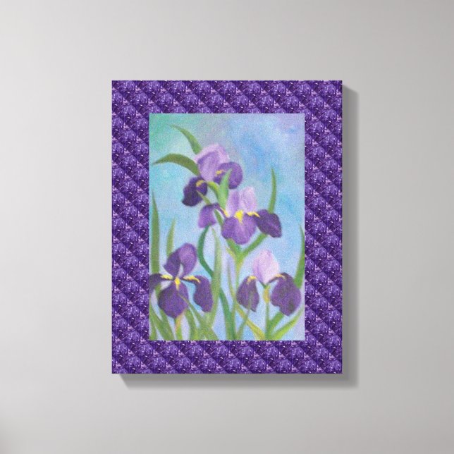 Iris wrapped canvas (Front)