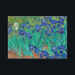 Irises, 1889 by Vincent van Gogh Business Card<br><div class="desc">Irises,  1889 by Vincent van Gogh. Vincent Willem van Gogh was a Dutch post-impressionist painter who posthumously became one of the most famous and influential figures in the history of Western art.</div>