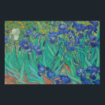 Irises, 1889 by Vincent van Gogh Faux Canvas Print<br><div class="desc">Irises,  1889 by Vincent van Gogh. Vincent Willem van Gogh was a Dutch post-impressionist painter who posthumously became one of the most famous and influential figures in the history of Western art.</div>