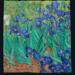 Irises, 1889 by Vincent van Gogh Shower Curtain<br><div class="desc">Irises,  1889 by Vincent van Gogh. Vincent Willem van Gogh was a Dutch post-impressionist painter who posthumously became one of the most famous and influential figures in the history of Western art.</div>