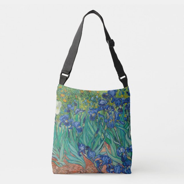 Irises, 1889 crossbody bag (Front)
