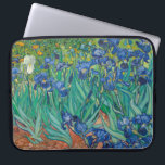 Irises, 1889 laptop sleeve<br><div class="desc">Irises is one of several paintings of irises by the Dutch artist Vincent van Gogh. He started painting Irises within a week of entering the Saint Paul-de-Mausole asylum in Saint-Rémy-de-Provence, France, in May 1889. During his stay he created almost 130 paintings. Among these were the famous The Starry Night and...</div>