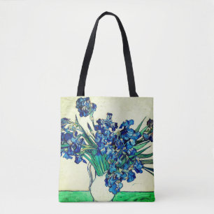 Irises (1890) by Vincent Van Gogh Tote Bag
