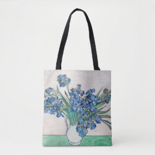 Irises (1890) by Vincent Van Gogh Tote Bag