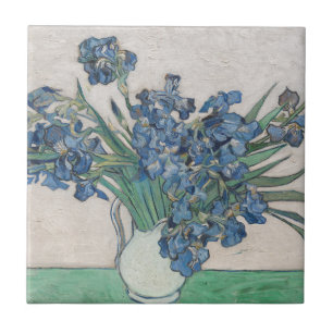 Irises, 1890 tile