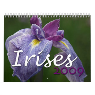 Irises 2009 calendar