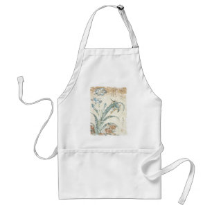 Irises and Kingfisher Standard Apron