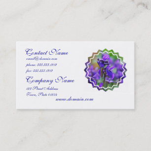 Irises Business Card