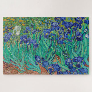 Irises by Van Gogh Art Painting Jigsaw Puzzle