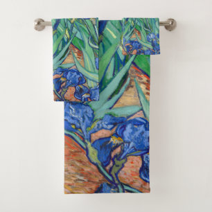 Irises by Van Gogh. Bath Towel Set