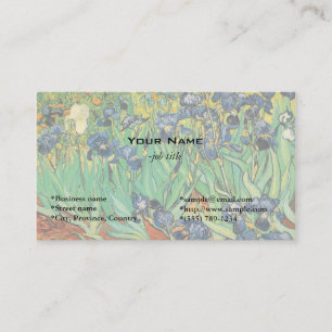 Irises by Van Gogh Business Card