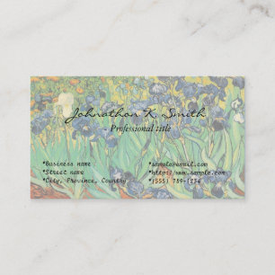 Irises by Van Gogh Business Card