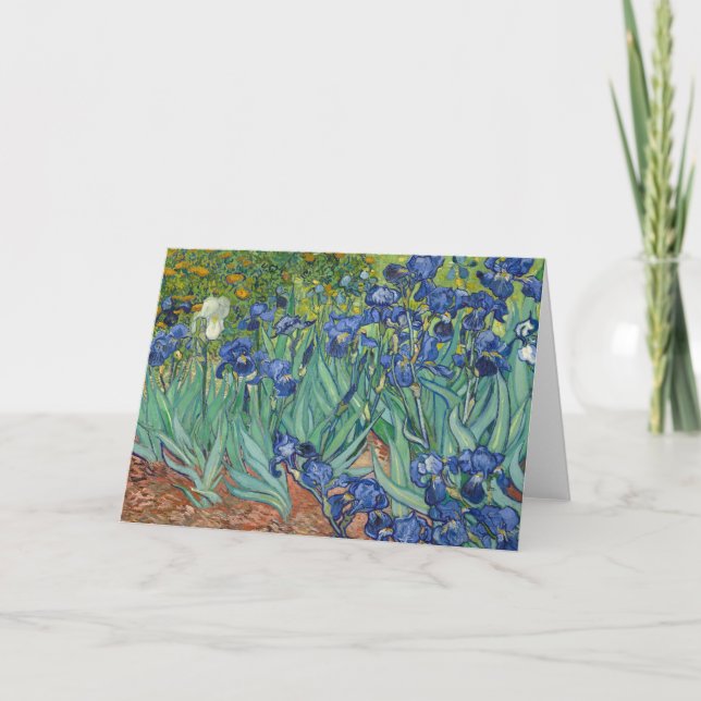 Irises by Van Gogh Card (Front)