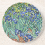 Irises by Van Gogh Coaster<br><div class="desc">Vincent van Gogh's art - Paintings of floral and nature - Post-impressionist landscape artworks</div>