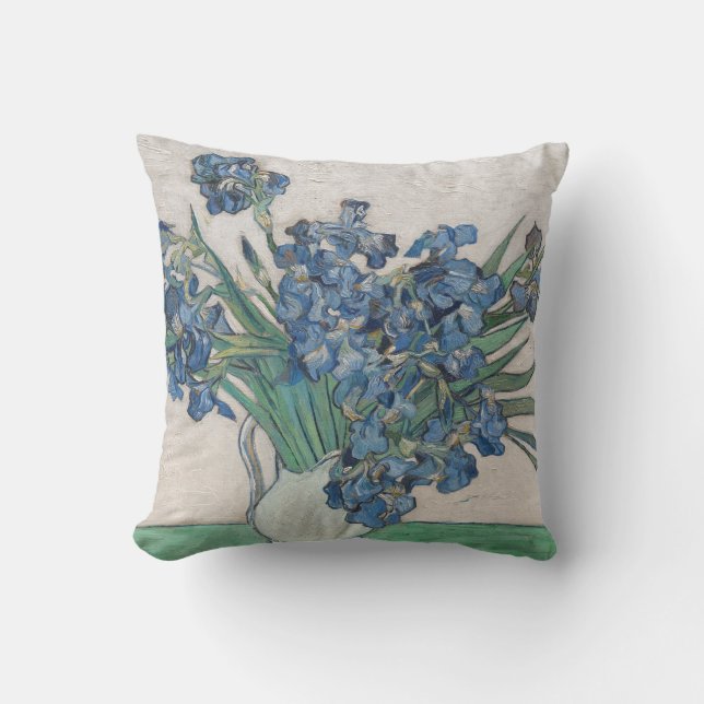 Irises by van Gogh:  Cushion (Front)