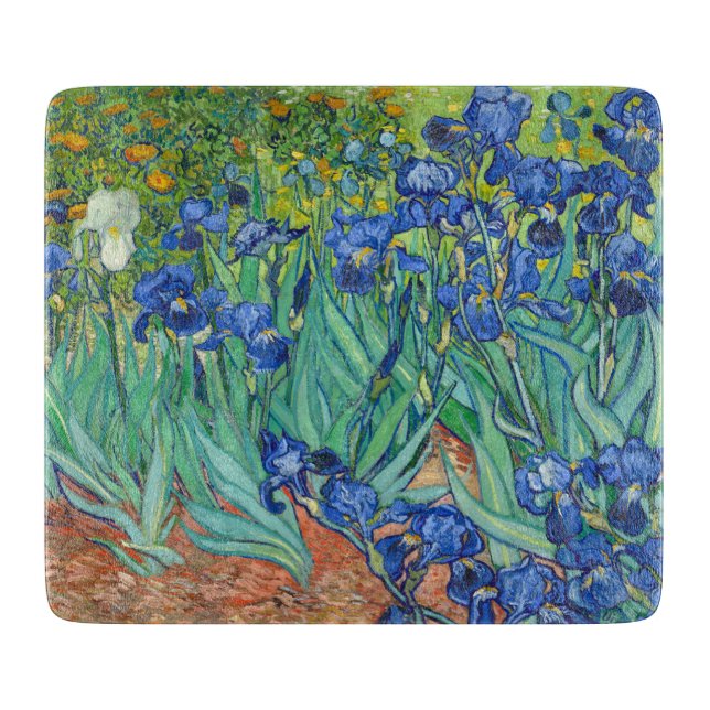 Irises by Van Gogh  Cutting Board (Front)