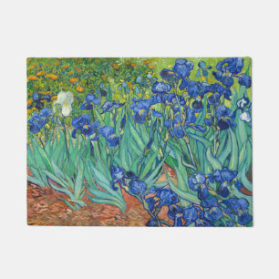 Irises by Van Gogh. Doormat