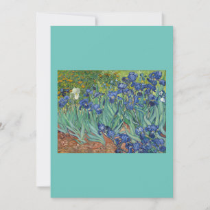 Irises by Van Gogh Holiday Card