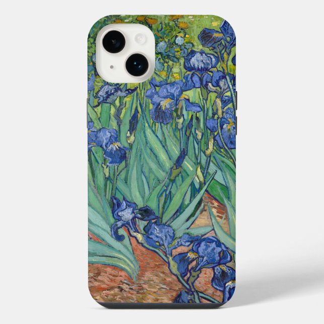 Irises by Van Gogh iPhone Case (Back)