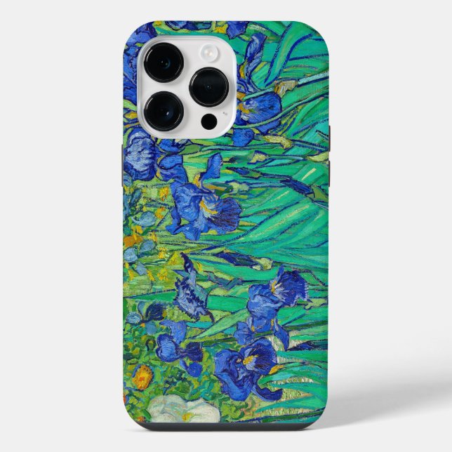 Irises by Van Gogh iPhone Case (Back)