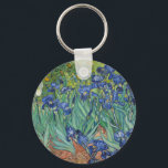 Irises by Van Gogh Key Ring<br><div class="desc">Vincent van Gogh's art - Paintings of floral and nature - Post-impressionist landscape artworks</div>