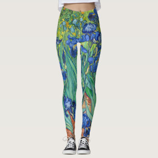 Irises by Van Gogh Leggings